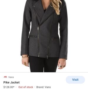 Vans pike Moto jacket